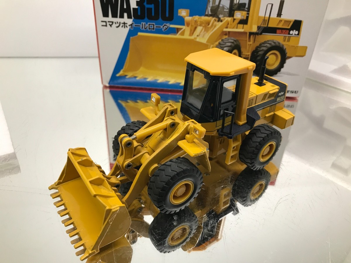 SHINSEI MADE IN JAPAN 615 KOMATSU WA350 WHEEL LOADER -1:50 SHINSEI MADE IN JAPAN 615 KOMATSU WA350 WHEEL LOADER -1:50