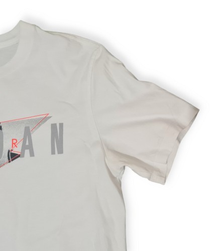 T-shirt NIKE AIR JORDAN uomo manica corta - media - maglietta cotone atletica bianca - Foto 3 di 5