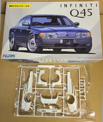 フジミ1/24ニッサンインフィニティQ45オーバーフェンダーパーツ付 FUJIMI 1/24 Nissan Infiniti Q45 + Over Fender parts Plastic Model