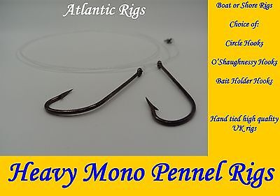 SEA FISHING RIGS HEAVY MONO PENNEL RUNNING LEDGER BOAT RIG