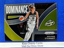 2022 #15 Breanna Stewart WNBA Panini Prizm Basketball Dominance Insert Storm