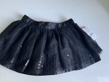 Mädchen funkelnder schwarzer Rock neu mit Etikett Muskatnuss 1 -1 1/2 Jahre