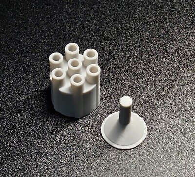1/24 1/25 SCALE PRE-DRILLED DISTRIBUTOR 6 CYL  WITH 5 COLORS OF WIRE INCLUDED