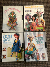 Lot of 4 PBS from Master Cloth Doll maker Patti Medaris Culea; Faces, Couture...