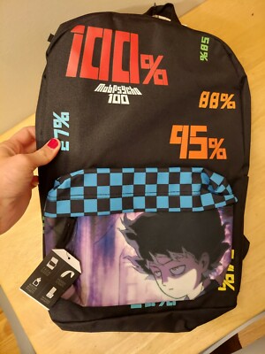Mob Psycho 100 Percent Backpack  NWT MOB PSYCHO 100 - MOB PLUSH 4.5 main image 3