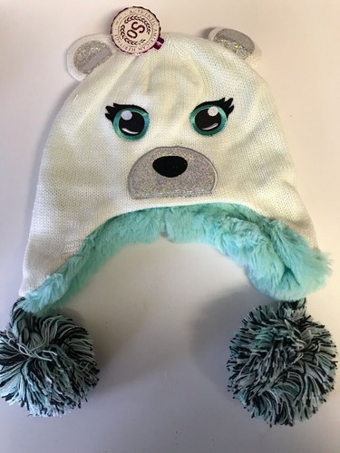 Children's Winter Pom Pom Animal Hat Size S 4-7 or M 7-16 Retail $24.00 - Picture 3 of 14