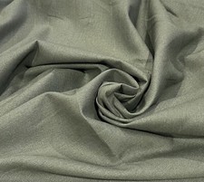 OLIVE GREEN linen fabric 56  Width Sold By The Yard