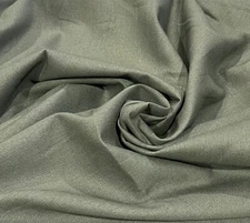 OLIVE GREEN  linen fabric 56” Width Sold By The Yard