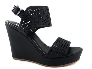 xoxo black sandals