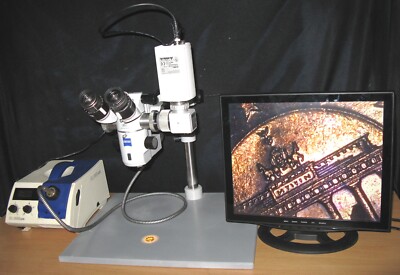 Tisch-Stereomikroskop, Stereo Microscope Zeiss OPMI 1 FC in Topzustand