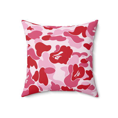 Classic Bape Camo ABC Shark 18x18 Throw Pillow Decor Bathing Streetwear Hype