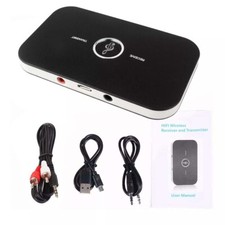 Wireless Bluetooth Receiver 3.5mm AUX Audio Stereo Music For Home Car Adapter