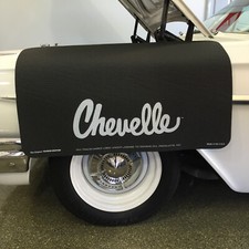 Chevrolet Chevelle Script Fender Gripper Black Protective Cushion Cover Fg2031