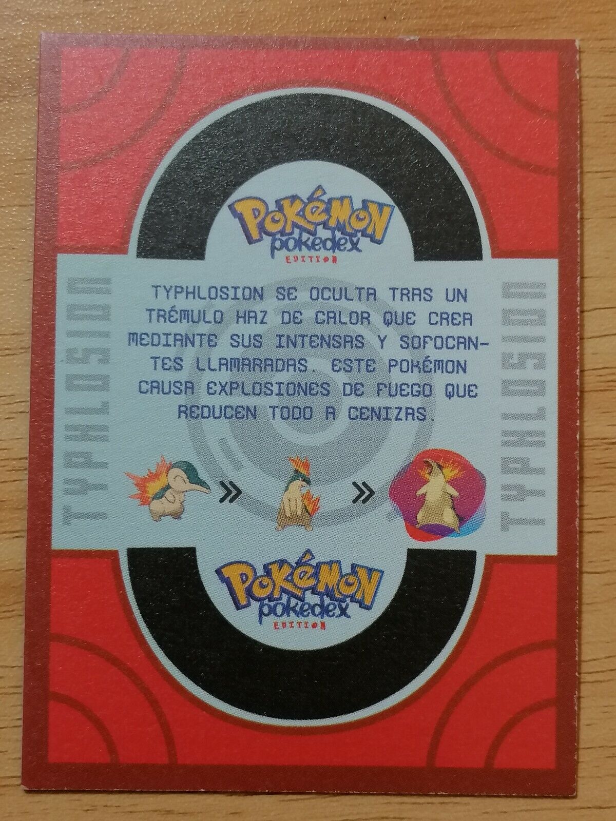 CARD POKEMON POKEDEX EC VOL. II #157 TYPHLOSION 2023 Johto PERU South  America