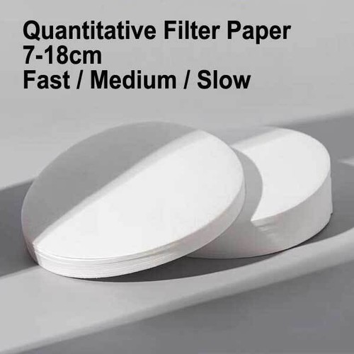 7cm - 18cm 100 Pieces Quantitative Filter Paper for Chemistry Glassware - Picture 5 of 9
