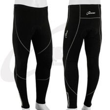 Herren Fahrradhose Tights Thermo gepolsterte Hose Fahrrad lange Legging NEU