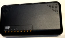 MONOPRICE 15761 8 PORT 10/100 Mbps FAST ETHERNET SWITCH w/Power Supply & Cord