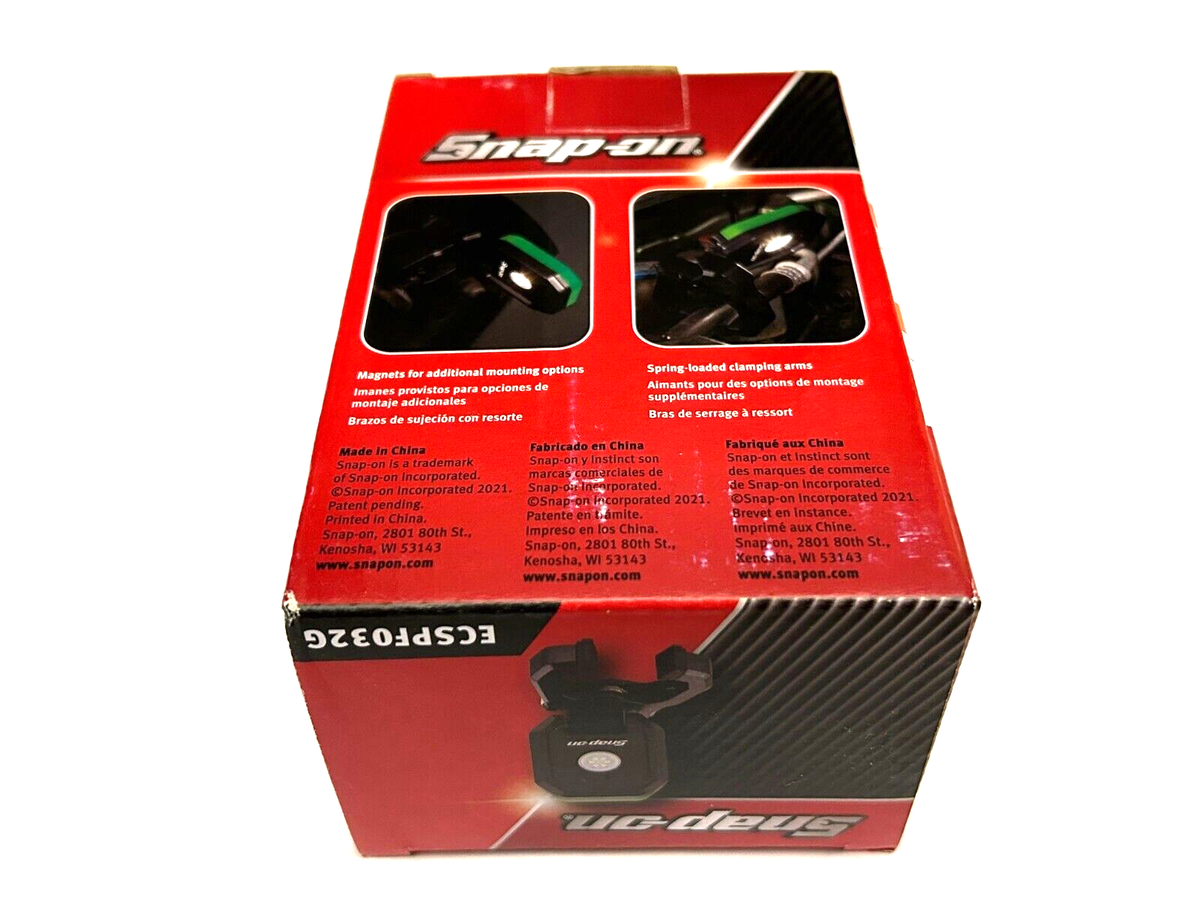 Snap on Tools NEW ECSPF032G 425 Lumen Magnetic Rotating