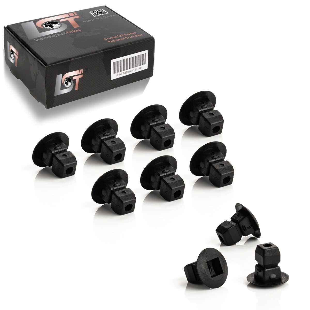 10x Expansion nut insert nut for bumper fastening clips FOR VW