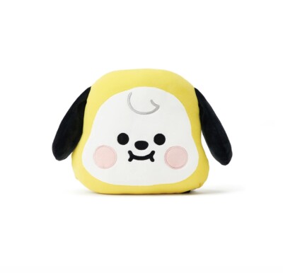 BT21 CHIMMY フェイスクッション BTS Official Line Friends BT21 Chimmy Baby Flat Face Cushion New