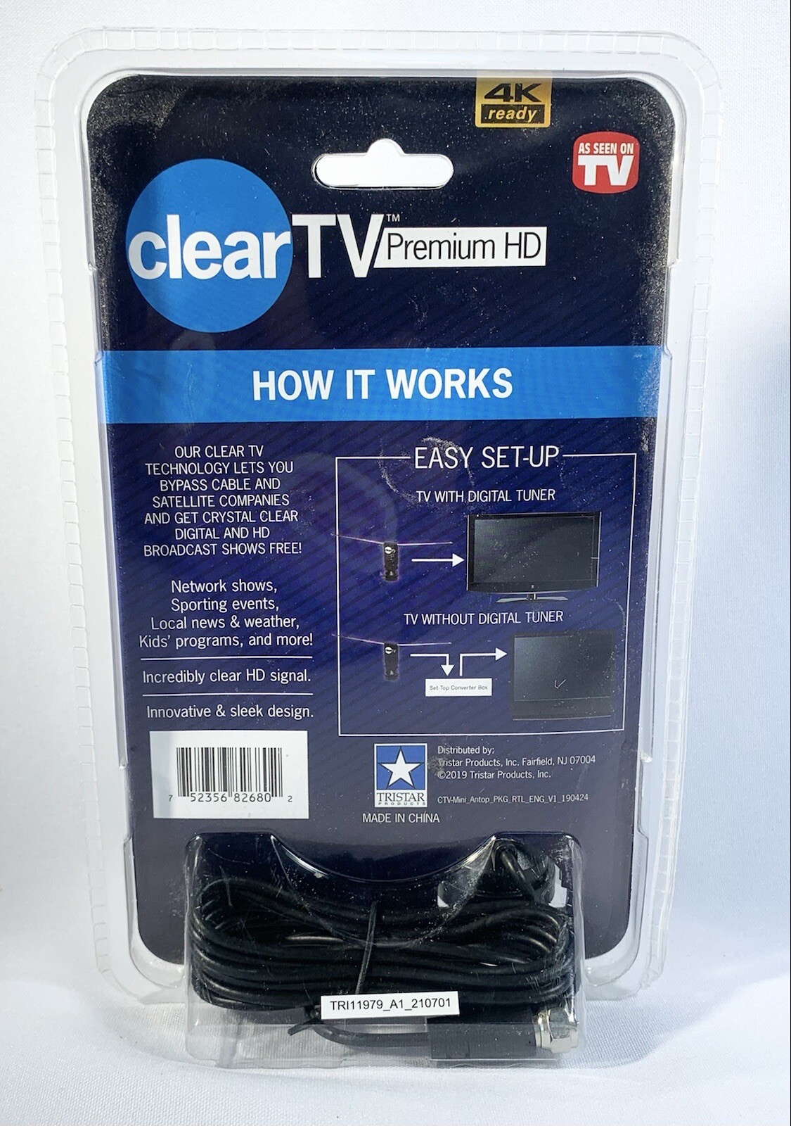 Clear TV Premium HDTV Antenna, as Seen on TV eBay