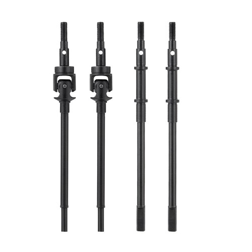CNC Metal Front & Rear Axle CVD Drive Shaft For 1/10 RC AXIAL SCX10 II 90046 47 - Picture 11 of 11