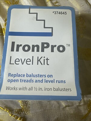 10 Satin Black IronPro Level Kits Iron Balusters 374645 NEW LOT OF 10