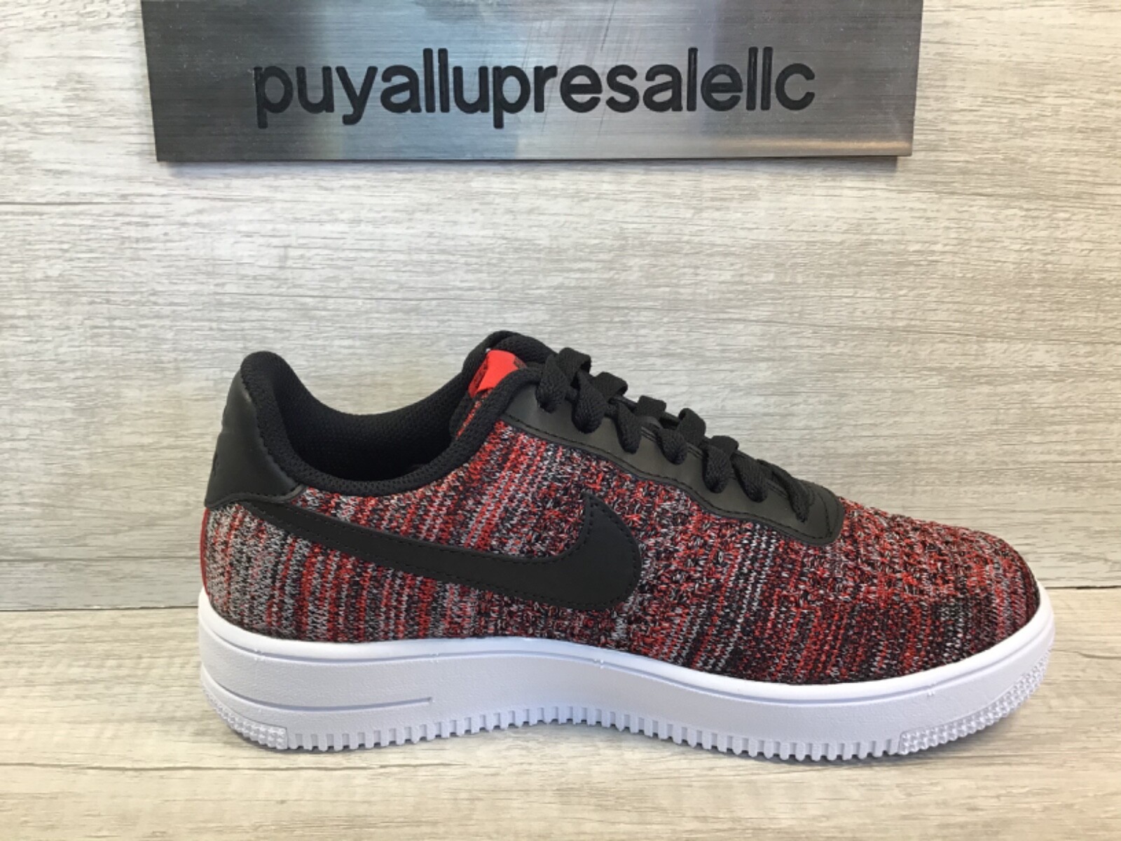 Size 7 - Nike Air Force 1 Flyknit 2.0 University Red Black 2020 for sale  online | eBay