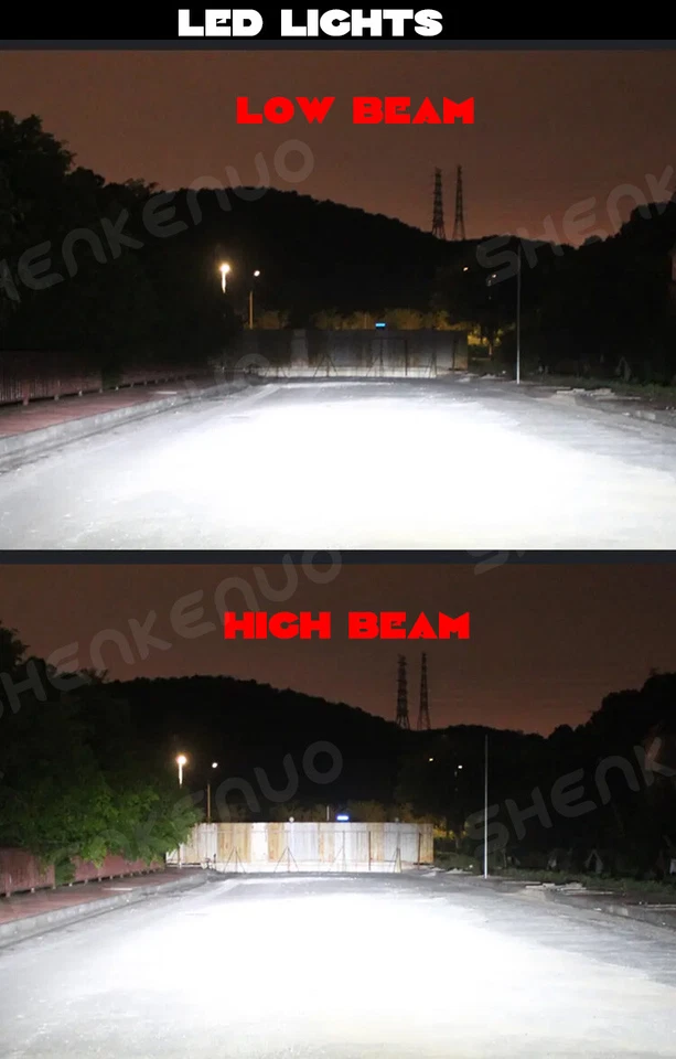 For 2007-2018 Nissan Altima Combo LED Headlight High Low + Fog light 6 bulbs Kit - Image 2 of 4