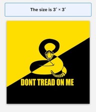 RETRO Gadsden Flag DECAL 5 Year Warranty 10-pack  WORLDWIDE   SHIPPING  