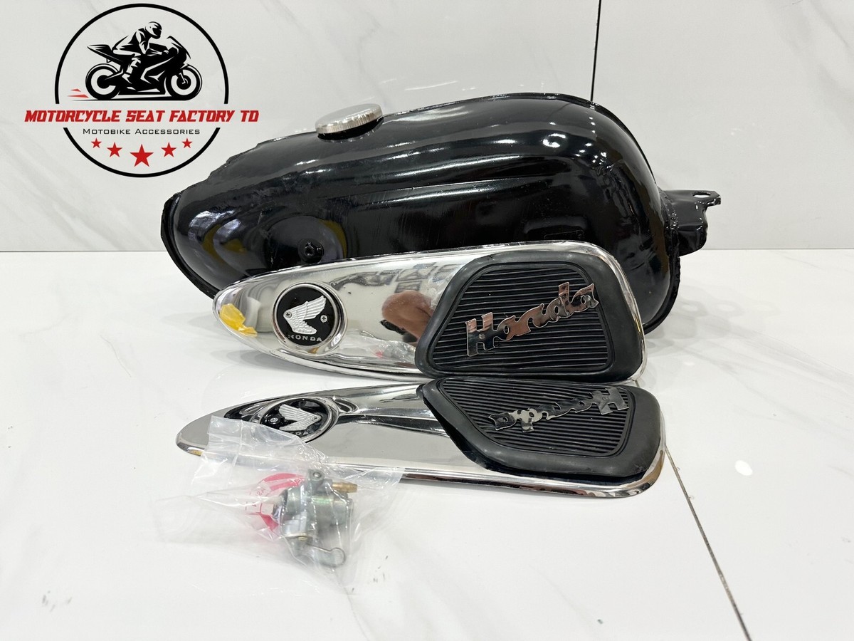 66-67 Honda SS50 Fuel Gas Tank. 71-72 SS50E In Black Primer SS50V