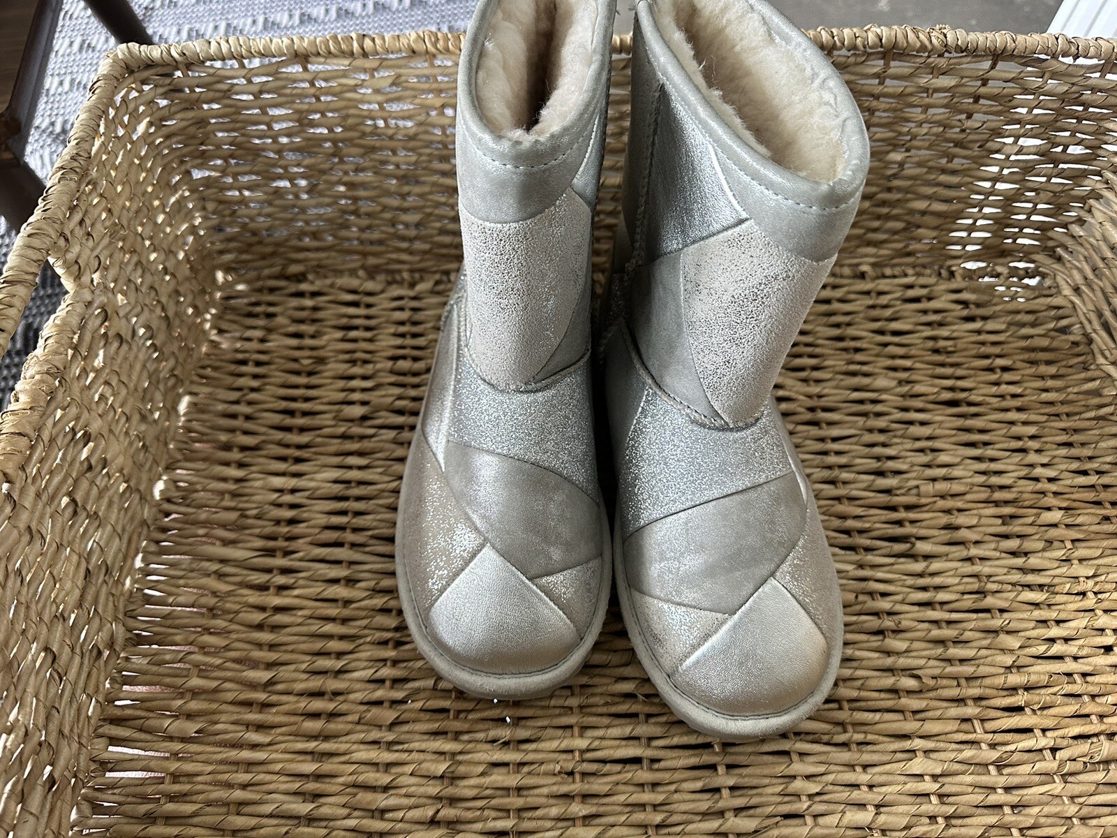 UGG Women's Classic Patchwork Glitter Sparkle Boo… - image 2