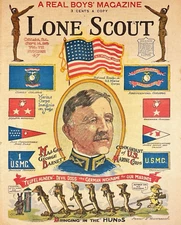 WWI Marines Devil Dogs General Barnett Lone Scout Magazine