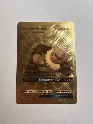 Slaking GX HP999 Gold Foil Fan Art Display Card - Mint/NM | eBay