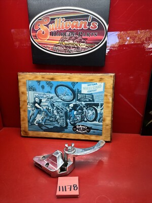 Big Dog Chopper Brake Master Cylinder Forward Control Billet Bent Blem Parts 