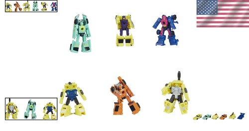 Exclusivo Transformers Micron Micromasters Paquete de 6 - Colección Galactic Odyssey - Imagen 2 de 9