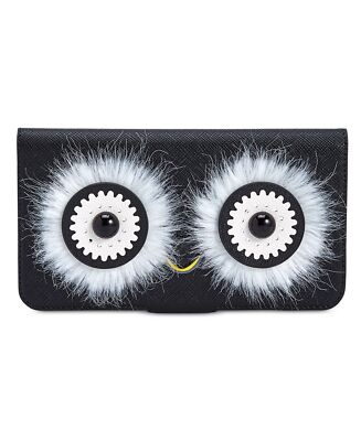 Kate Spade New York 256578 Womens Black Penguin Folio iPhone XR Case
