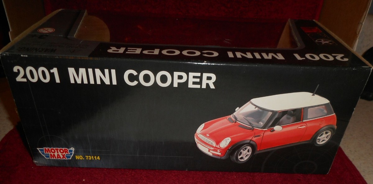 MOTOR MAX 2001 MINI COOPER DIE-CAST 1/18 SCALE N0. 73114 NIB | eBay