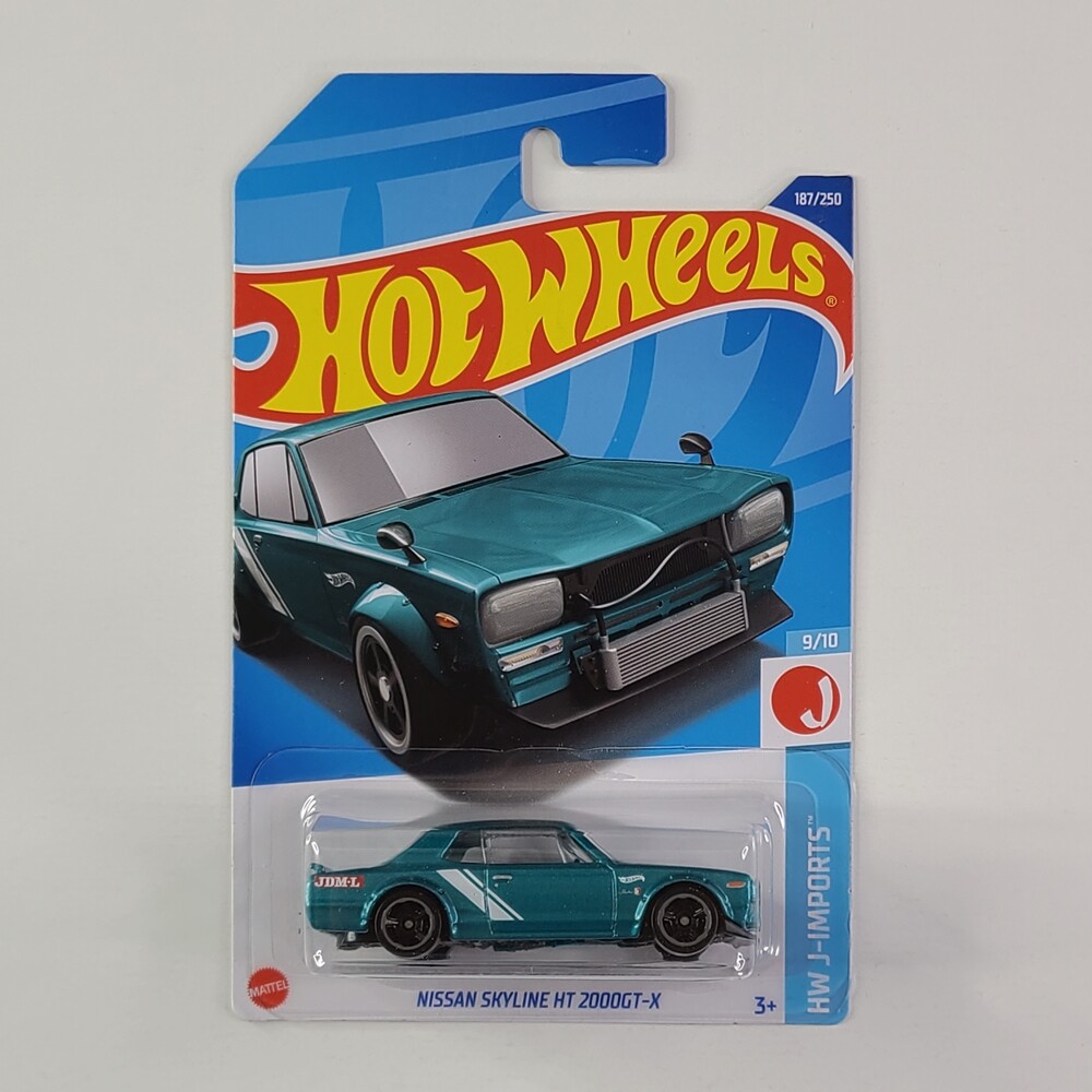 Hot Wheels - Nissan Skyline HT 2000GT-X (Seafoam Green) [Card