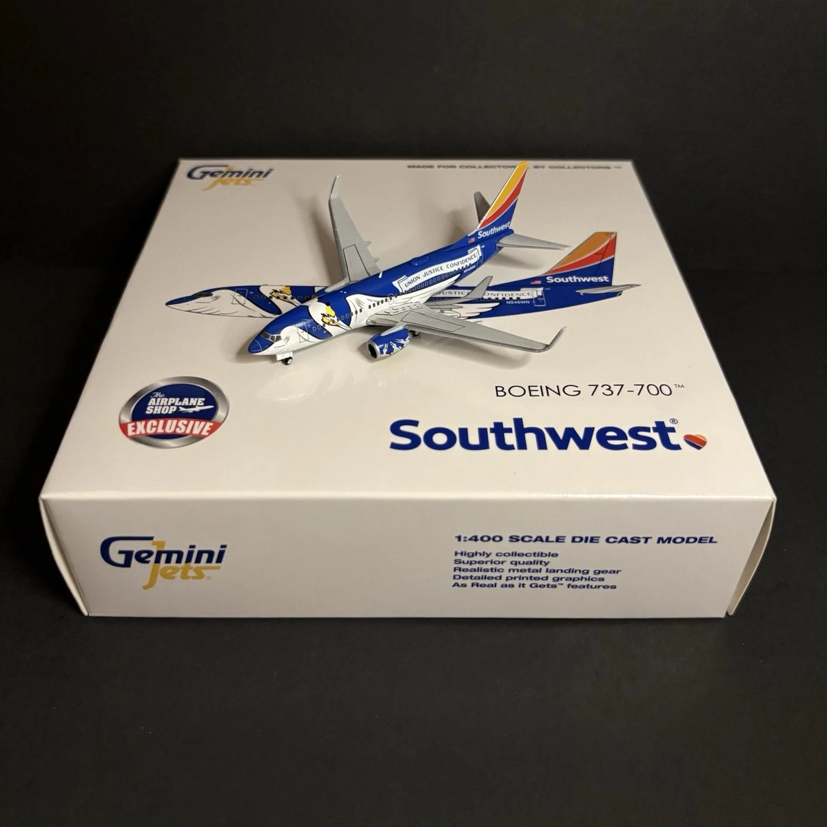 GeminiJets Boeing 737 1:400 Diecast Aircraft & Spacecraft for sale