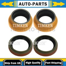 4X Front Axle Shaft Seal Timken For For Dodge Ram 2500 1995 1996 1997 1998 1999