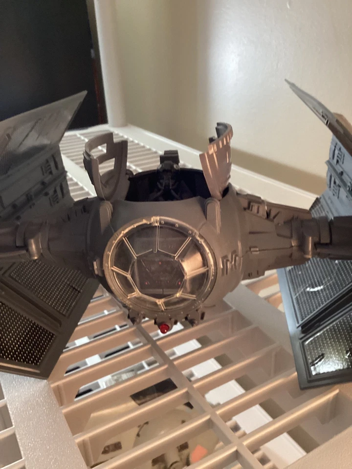 Star Wars Kenner Darth Vader Tie Fighter 100% Комплект и Лазеры Работают! - Изображение 4 из 4