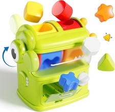 Montessori Shape Sorter Learning Toys for 1 Years Old, Baby Toys 12-18 Months wi