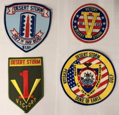 4 US Army Operation Desert Storm 1st ID 197th Victory Uniform patch Aufnäher
