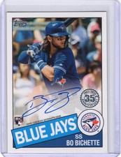 2020 TOPPS 1985 35th ANNIVERSARY ROOKIE AUTO RC TORONTO BLUES JAYS BO BICHETTE