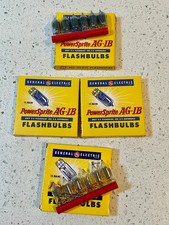General Electric PowerSprite Flashbulbs - AG-1  AG-1B - Vintage Photography