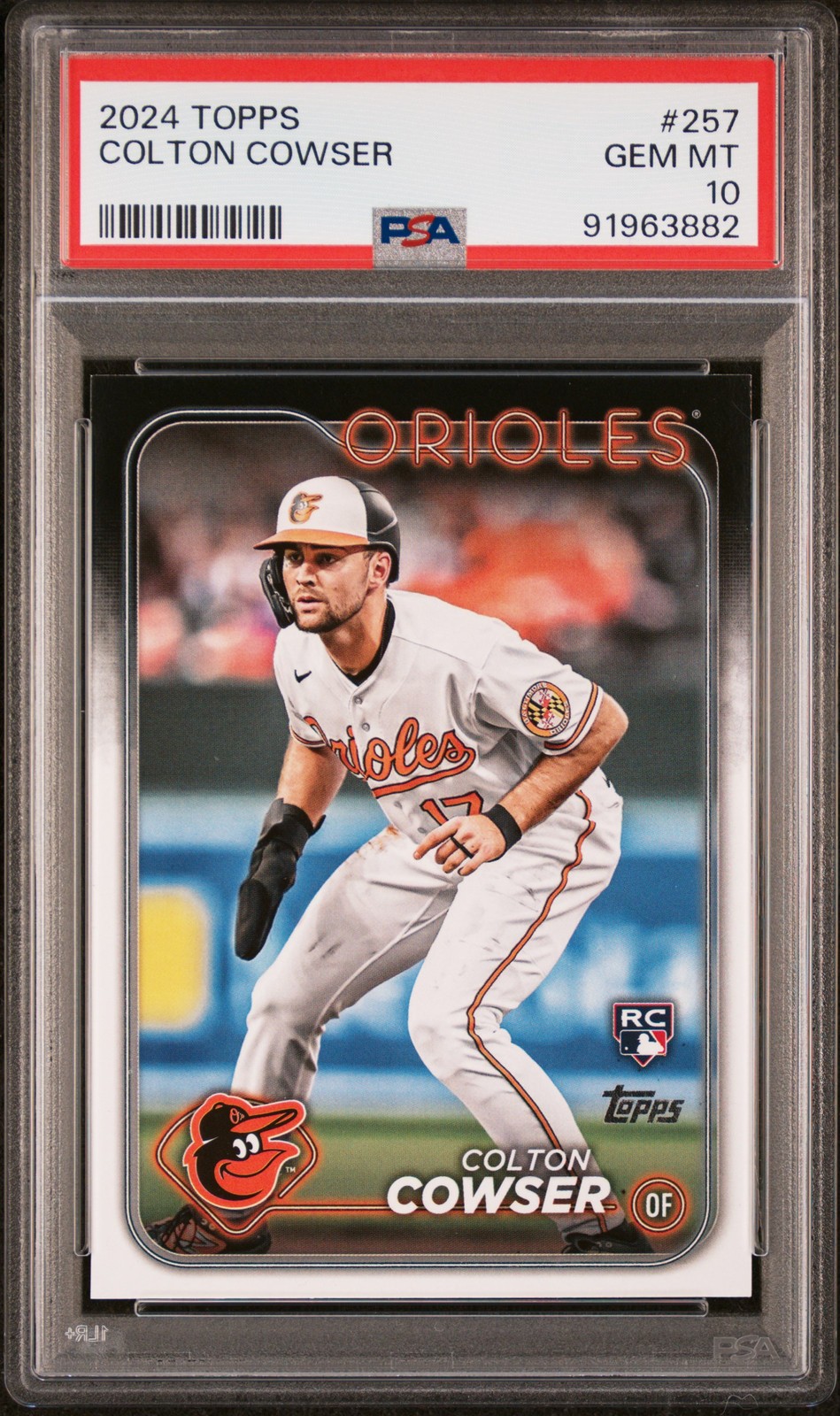 2024 TOPPS #257 COLTON COWSER PSA 10