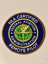 FAA Certified Remote Pilot Patch 3 - hook and...