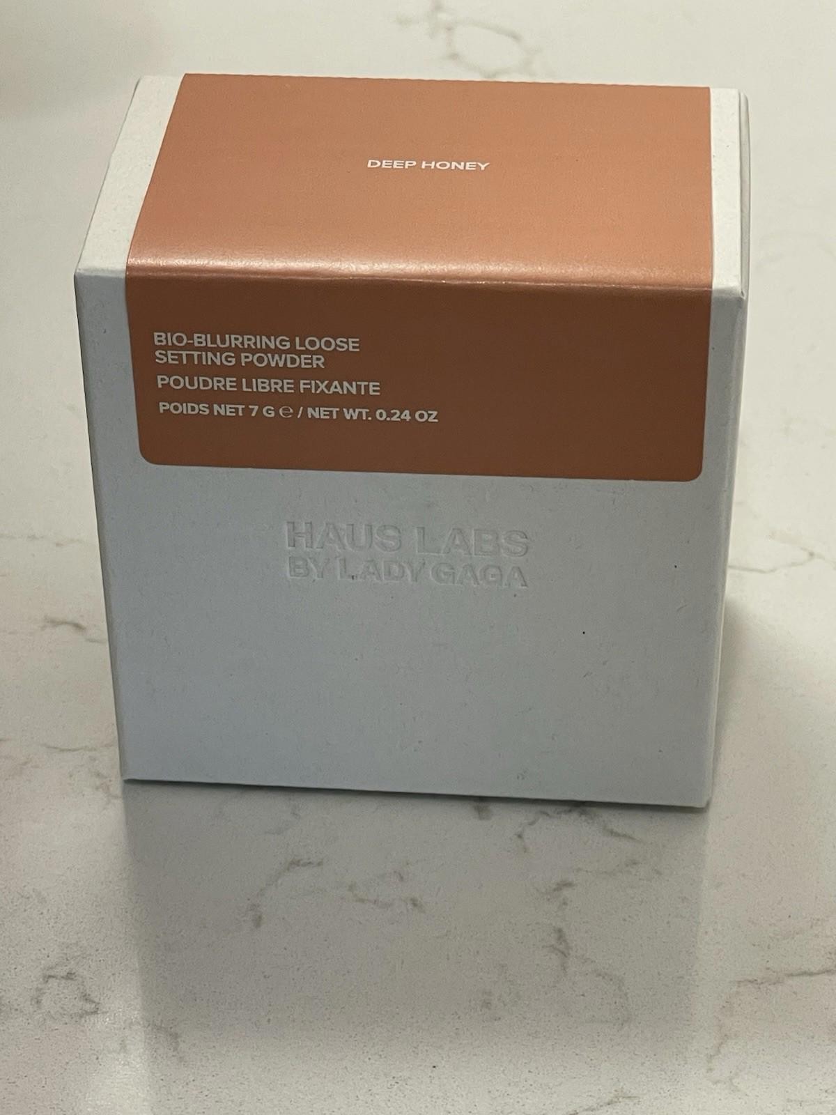 HAUS LABS by Lady Gaga Bio-Blurring Loose Setting Powder, 0.24oz  DEEP HONEY 