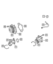 Genuine Mopar Hose 68014047AA